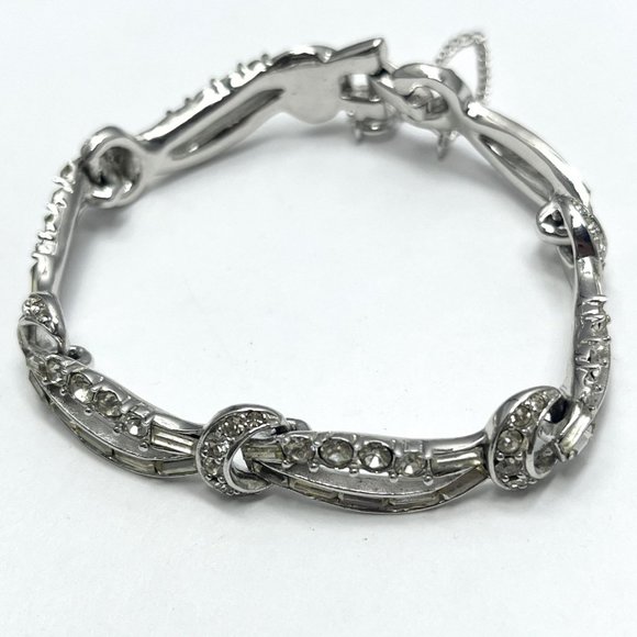 Vintage Glass Rhinestone Bracelet